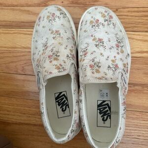 Vans Floral Slip-On Sneakers